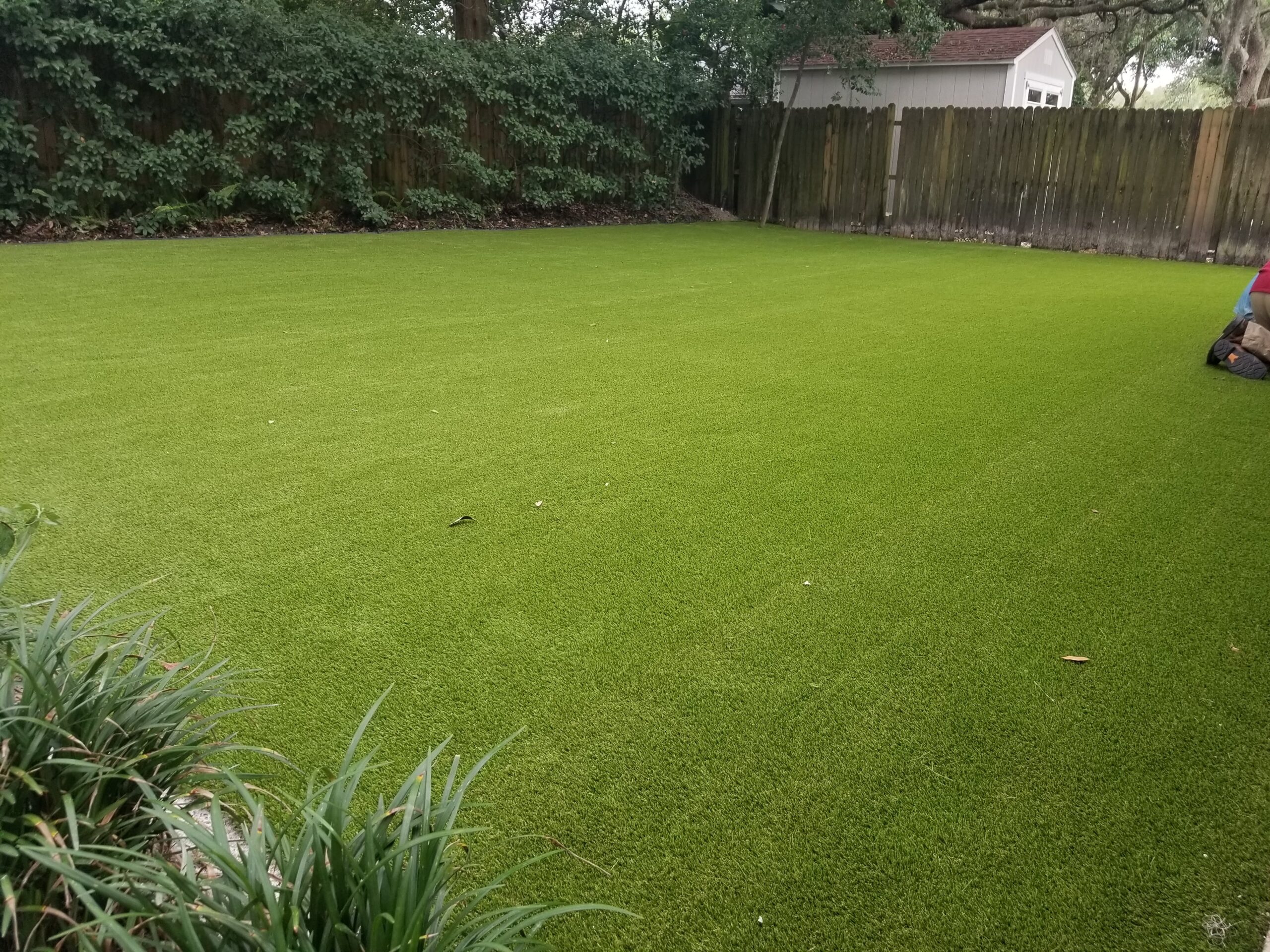 artificial grass installation