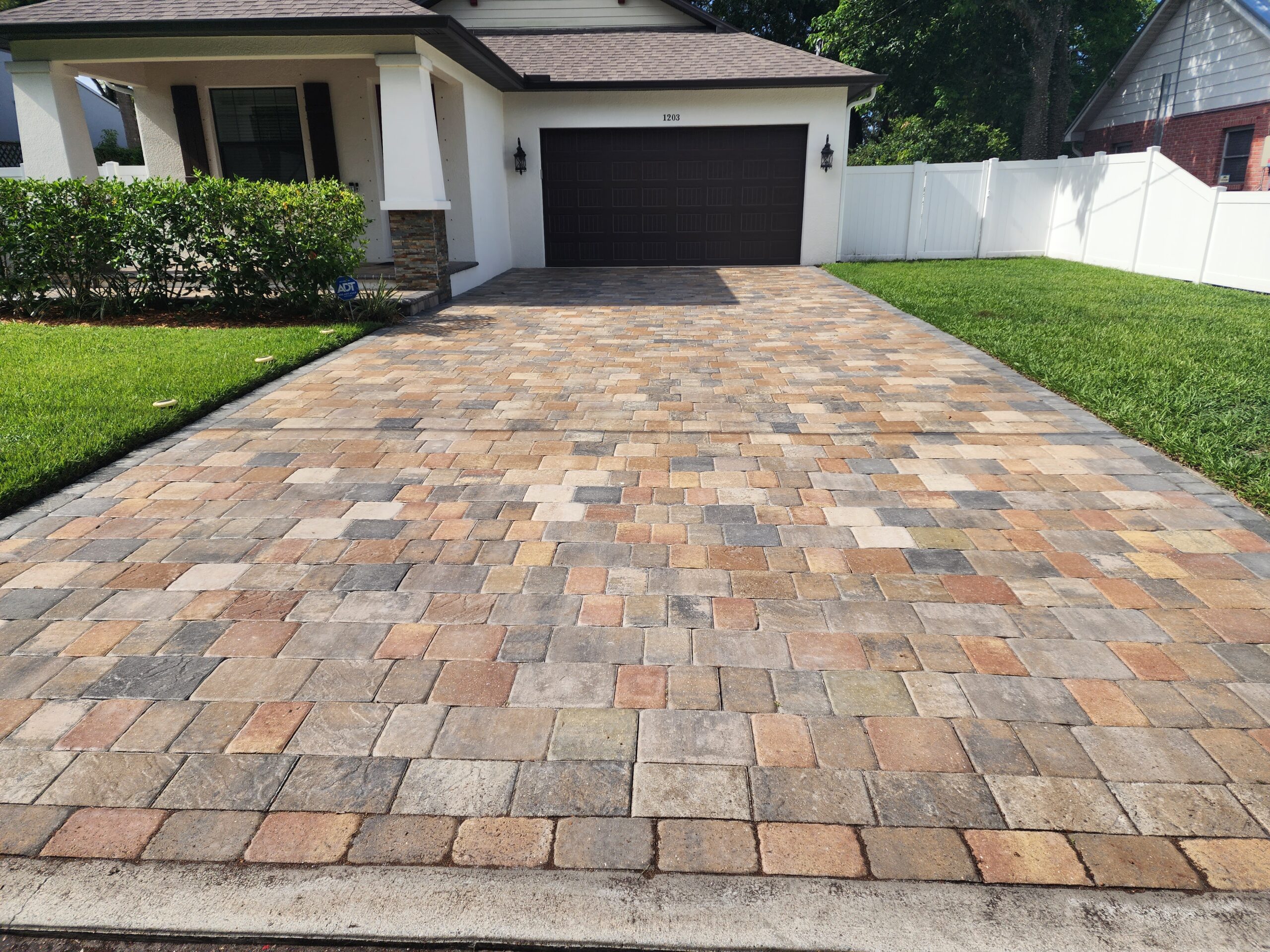 driveway brick paver installation in naples